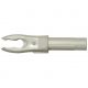 Bohning Blazer F Nock, White 12 pk., 10141WH
