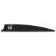 Bohning Bolt Vanes, Black 3.5 in. 100 pk., 101034BK35