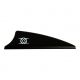 Bohning Shield Cut X Vanes, Black 1.75 in. 100 pk., 10772BK175