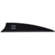 Bohning X Vanes Shield Cut 3 in, Black, 36 Pk, 10771BK3S