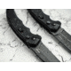 Boker 01BO796 Intention II 3.35 Folding Dagger Plain D2 Steel Blade Black G10