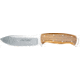 Boker 445Ol Fox Persian Hunter Fixed Blade Knife, 4.6in, N690, Olive Wood, Brown, 445OL