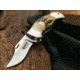 Boker Junior Scout Folding Knife, 2.8in, N690, Stag , Brown, 111910