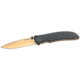 Boker Magnum Black Gold Spring Assist Open Folding Knife,3.375in Matte Gold Coated Stainless Steel Blade,Black G10 Handle 01RY111