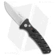 Boker Mini Strike Automatic Folding Knife, 2.625in, D2, Drop Point Blade, Aluminum Black Handle, Steel/Black, 6.375in, BHQ-99628