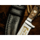 Boker Nicker 11 Jager Gold Fixed Blade Knife 4.3in, 4116, Walnut Wood, Brown, 121534