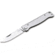 Boker Plus Atlas Folding Knife, 2.64in, 12C27, Stainless Steel Silver Handle, 01BO850
