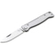 Boker Plus Atlas Folding Knife, 2.64in, 12C27, Stainless Steel Silver Handle, 01BO850