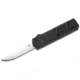 Boker Plus Mini Kalashnikov Automatic Folding Knife, 2.68in, D2, Drop Point Blade, Black Aluminum Handle, 06EX358