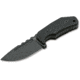 Boker Plus Little Dvalin Fixed Blade Knife, 3.15in, D2, G10 Black Handle, 02BO033