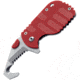Boker Plus Rescom Framelock Red Folding Knife, Satin finish AUS-8 stainless blade, Red nylon handle, 01BO584