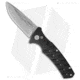 Boker Plus Strike Automatic Folding Knife, 3.23in, Damascus, Drop Point Blade, Aluminum Black Handle, Steel/Black, 7.87in, BHQ-179605