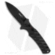 Boker Plus Strike Dagger Automatic Folding Knife, 3.25in, D2, Dagger Blade, Aluminum Black Handle, Black/Black, 7.875in, BHQ-97035