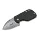 Boker Plus Subcom Friction Folding Knife, 2.2in, AUS-8, G10, Uncoated, Black, 01BO610