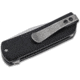 Boker Plus Urban Trapper Stubby Folding Knife, 2.75in Closed, 2in Stonewash VG-10 Stainless Steel Blade, Black G10 Handle, 01BO639