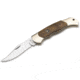 Boker Solingen Boy Scout Folding Knife, 2.24in, N690, Curly Birch Wood Brown Handle, 117118