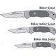 Boker Solingen Boy Scout Spearpoint Folding Knife, 2.24in, N690, Desert Ironwood, Nickel Silver Brown Handle, 112406