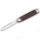 Boker Solingen Cattle Folding Knife, 3.23in, N690, Curly Birch Wood, Nickel Silver Brown Handle, 110910