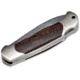 Boker Solingen Junior Scout Folding Knife, 2.76in, Damascus, Curly Birch Wood, Nickel Silver Brown Handle, 111920DAM