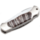 Boker Solingen Junior Scout Mammuth Folding Knife, 2.72in, N690, Mammoth Tooth, Nickel Silver Brown Handle, 111990