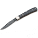Boker Solingen Trapper Uno Jute Folding Knife, 3.31in, O1, Micarta, Nickel Silver Black Handle, 112595