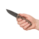 Boker Strike Coyote Spearpoint Folding Knife, 3.3in, AUS-8, Aluminum, Khaki, 01BO424N