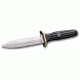 Boker Applegate Fairbairn Fixed Blade Knife w/ Sheath, 5.9 in, 440C Stainless Steel, Synthetic, Black, 120543AF