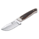 Boker USA Arbolito Skinner Stag Fixed Blade Hunting and Outdoor Knife, 3 1/4in  w/ Leather Sheath 02BA338H