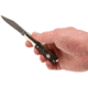 Boker USA Boker Barlow Classic Damascus Folding Pocket Knife,2.6in Damascus Steel Blade,Bog Oak Wood Brown Handle, 100600DAM