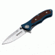 Boker USA Boker Turbine II FB Edition,3.1in X-15T.N. Steel Blade,Aluminium Blue Handle 110121