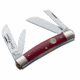 Boker USA Congress Four Blade Folding Knife, Smooth Red Handle 110720