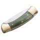 Boker USA Green Bone Stockman Folding Hunting Knife w/ Leather Sheath 113000