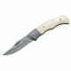 Boker Magnum Damascus Bone Folding Knife, 3.07 in, Damascus Steel, Clip Point Blade, Bone White Handle, 01MB180DAM