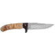 Boker Magnum Elk FB Fixed Blade Knife w/ Sheath, 4.33 in, 440A Stainless Steel, Drop Point Blade, Burl Wood Handle, 02GL683