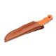 Boker USA Magnum Orange Bamboo Fixed Blade Knife,2.75in 440 Steel Blade,Orange-Colored G10 Grip Handle 02SC213