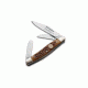 Boker USA Medium Stockman Three Blade Folding Pocket Knife, Jigged Brown Handle 110727