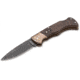Boker USA Mokume Damascus Walnut Knife, Brown, Small, 110166DAM