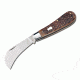 Boker USA Plus Hawkbill Folding Pocket Knife, Brown Bone Handle 01BO207