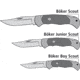 Boker USA Scout Honeycomb Knife, Red, Small, 112502