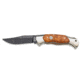 Boker USA Scout Knife, 3.125in Damascus Blade, Amboina Handle 112032DAM