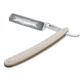 Boker USA Straight Razor Edelweiss,.625in Carbon Steel Blade,Elforyn Ivory Handle 140620
