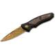 Boker USA Tirpitz Damascus Gold 42 Knife, Brown, Small, 110196DAM