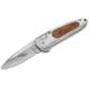 Boker USA Top Lock II Thuya Knife, Silver, Small, 117103