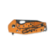 Fox Vox Suru Folding Knife, 2.3in, M390, Carbon Fibre, Orange, FX-526 ALO