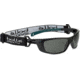 Bolle Baxter Safety Glasses, Black Frame, Polarized Lens, BAXPOLWFS