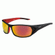 Bolle Blacktail Sunglasses, Shiny Anthracite/Red Frame, TNS Fire Lens, 12029