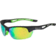 Bolle Bolt S Single Vision Prescription Sunglasses, Matte Black / Green Rubber Frame, 12418SV