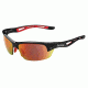 Bolle Bolt S Single Vision Prescription Sunglasses, Matte Black / Red Frame-11776SV