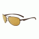 Bolle Columbus Sunglasses,Matte Brown Frame,AG14 Oleo AF Lens,Polarized,11931