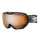 Bolle Emperor Ski/Snowboard Goggles,Shiny Black Cross Frame,Photochromic Modulator Citrus Gun Lens 21140